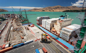 Lyttelton Port's Cashin Quay Two is being rebuilt in stages.