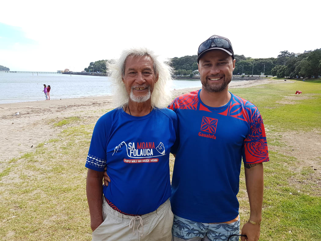 Lauaki Lavatai Afifimailagi (left) Vice president of SVS and Schannel van Dijken, president of SVS