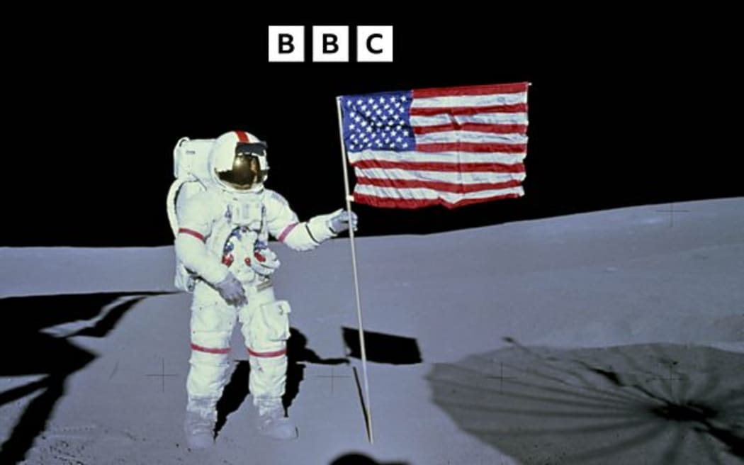 Alan Shepherd on the moon