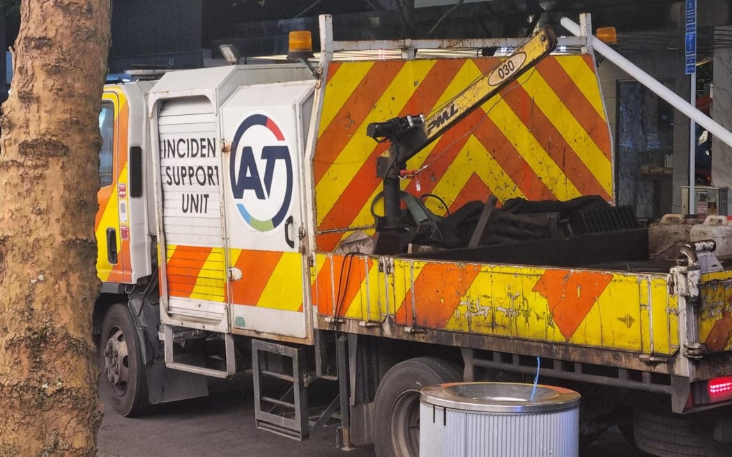 An area of Auckland's lower Queen Street which was reopened on Friday morning after being cordoned off overnight.