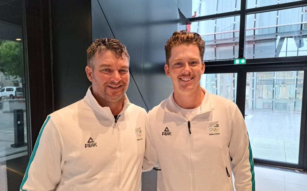 Golfers Ryan Fox and Daniel Hillier in Paris ahead of the Olympics