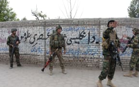 Afghan National Army soldiers in Jalalabad.