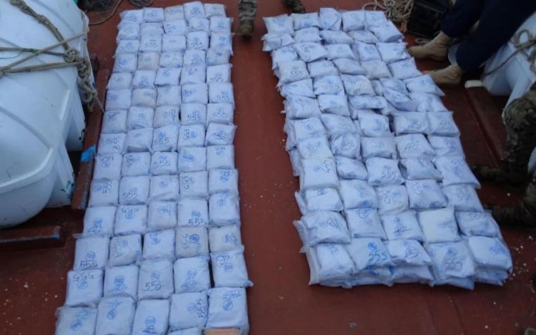US Coast Guard personnel embarked aboard US Navy ships USS Tempest and USS Typhoon, operating in support of a Kiwi-led Combined Task Force (CTF 150), seized USD$4 million worth of heroin from a stateless fishing vessel transiting the Arabian Sea.