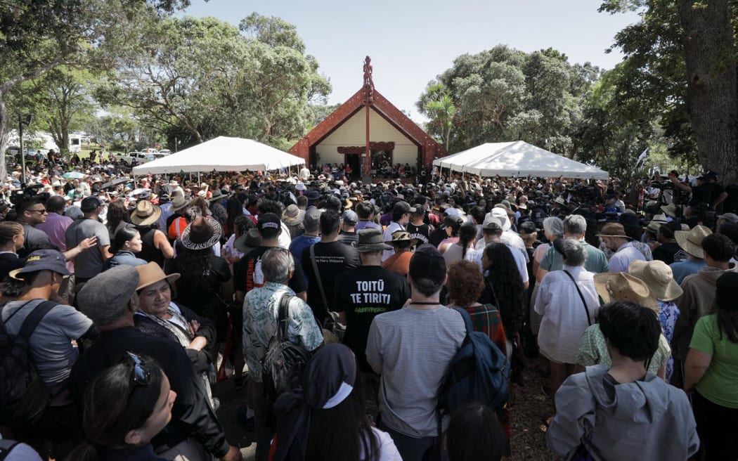 In pictures Events at Waitangi on Monday 5 February 2024 RNZ News