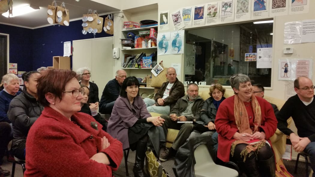 Local residents at the meeting.