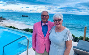 New Zealander Alan Duncan and wife Linda in Bermuda.