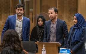 Mohammad Alam - victim impact statement.

PHOTO: JOHN KIRK-ANDERSON

Sentencing for Brenton Tarrant on 51 murder, 40 attempted murder and one terrorism charge.
