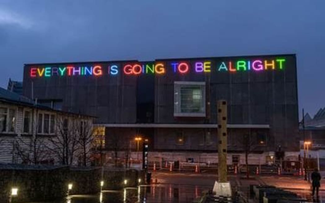 Everything is going to be ok by British artist Martin Creed.