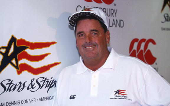 Dennis Conner and Stars and Stripes in 1998.