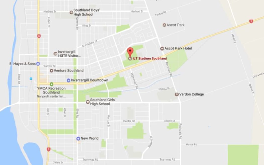 Emergency services were called to the scene of an assault near Stadium Southland.