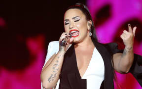 US singer Demi Lovato performs at the Rock in Rio Lisboa 2018 music festival in Lisbon, Portugal, on June 24, 2018. ( Photo by Pedro Fiúza/NurPhoto)
