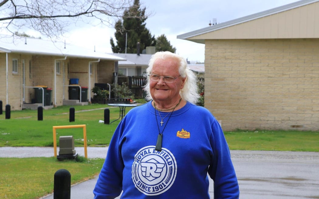 Lucas Place resident Neil Evans.  Photo / Mathew Nash