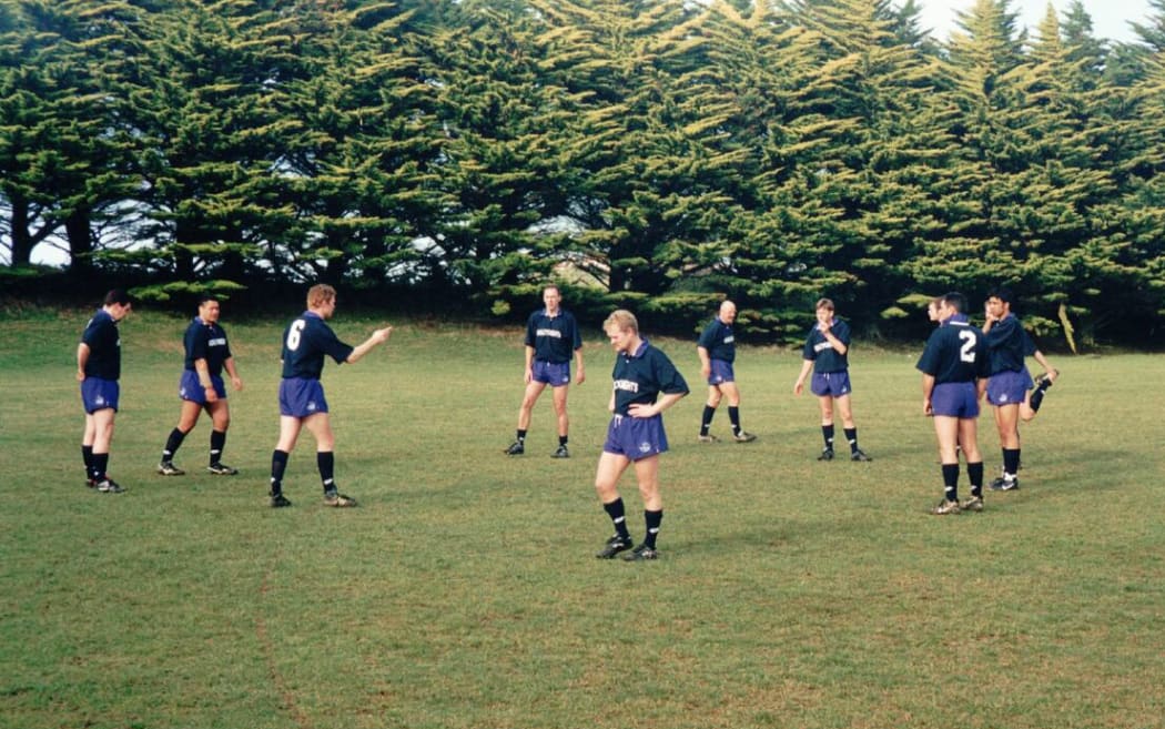 Dean instructs the Knights.