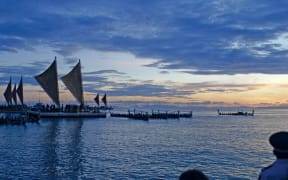 Kupe - NZ Festival, Waka arrival