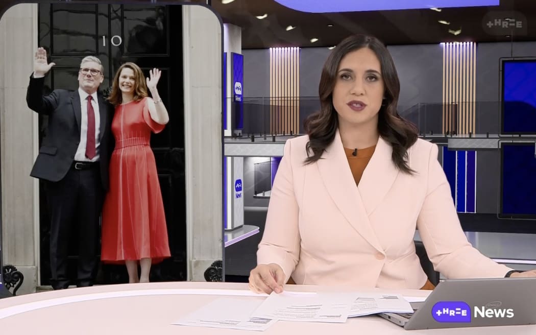 Laura Tupou hosts Stuff's first news show.