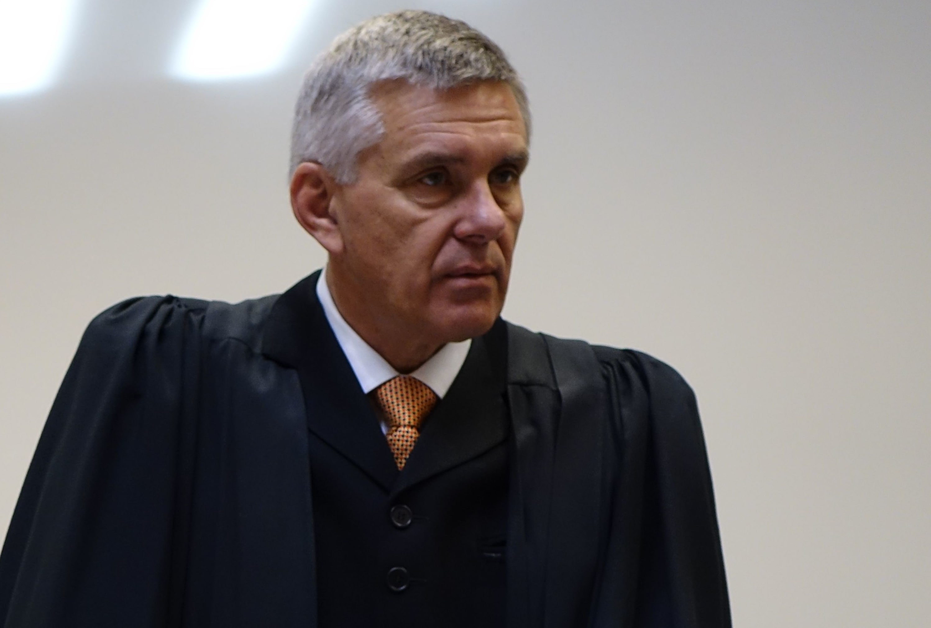 Crown Solicitor Ben Vanderkolk  at the trial of Paul Robert Burr.