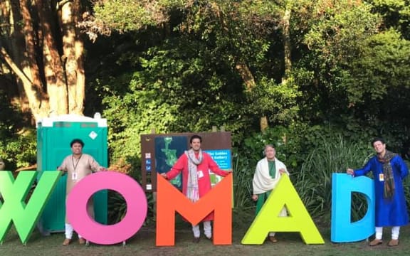 Amjad Ali Khan and sons at Womad