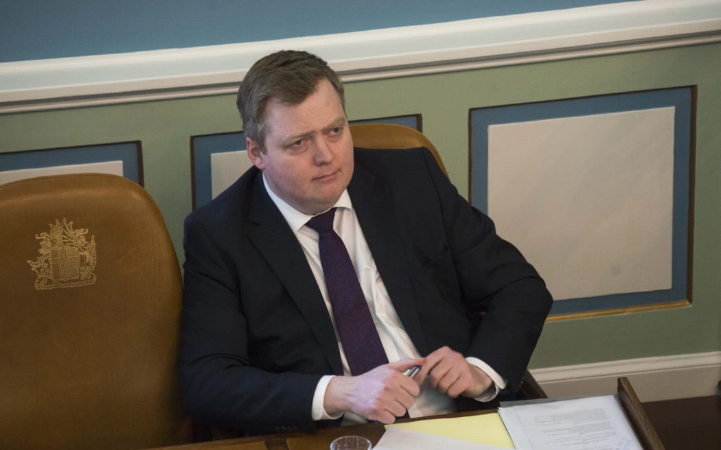 Former Iceland prime minister Sigmundur David Gunnlaugsson