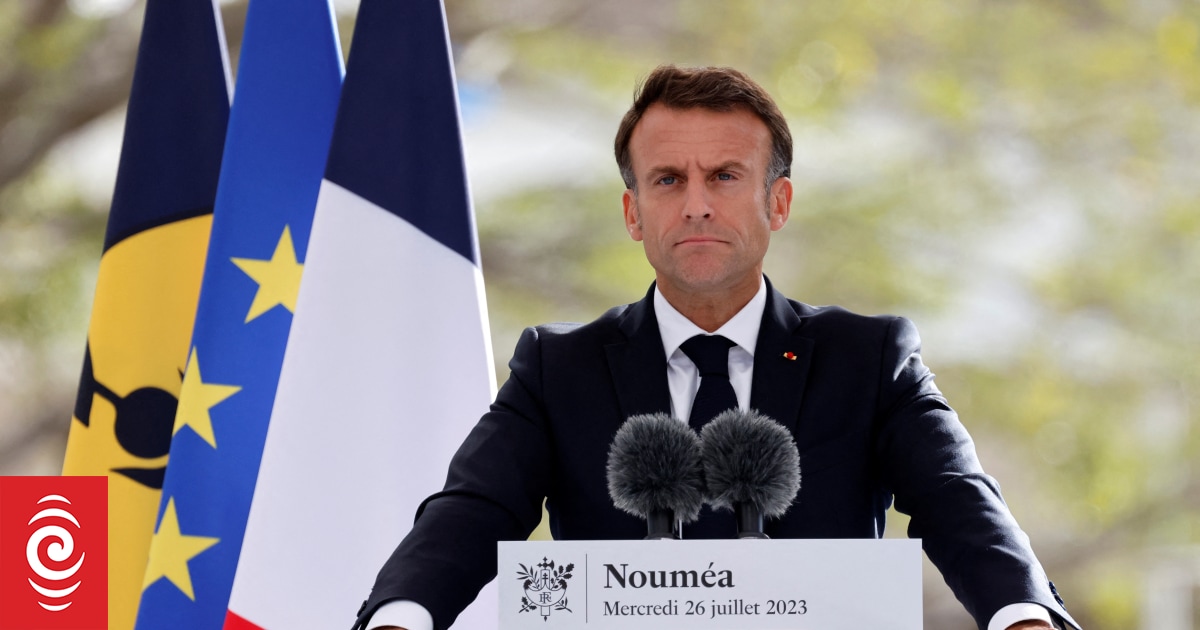 Sentimientos encontrados antes de la visita del presidente francés Emmanuel Macron a Nueva Caledonia, afectada por disturbios