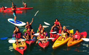 Kayakers from The Boatshed.