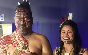 Hikatangata Ahlers, left, and Ngarangikamaea Te Ruataarehu Stewart.