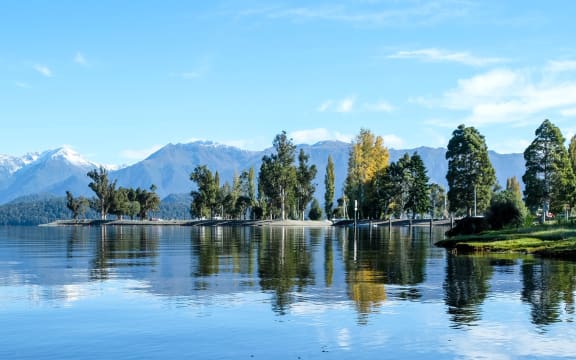 Mt Lyall from Te Anau
