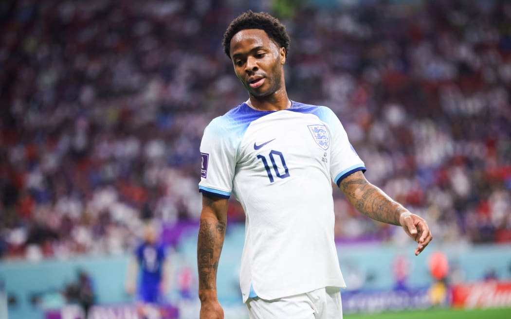 England forward Raheem Sterling during the World Cup match between England v USA , in Doha, Qatar, on 25 November, 2022.