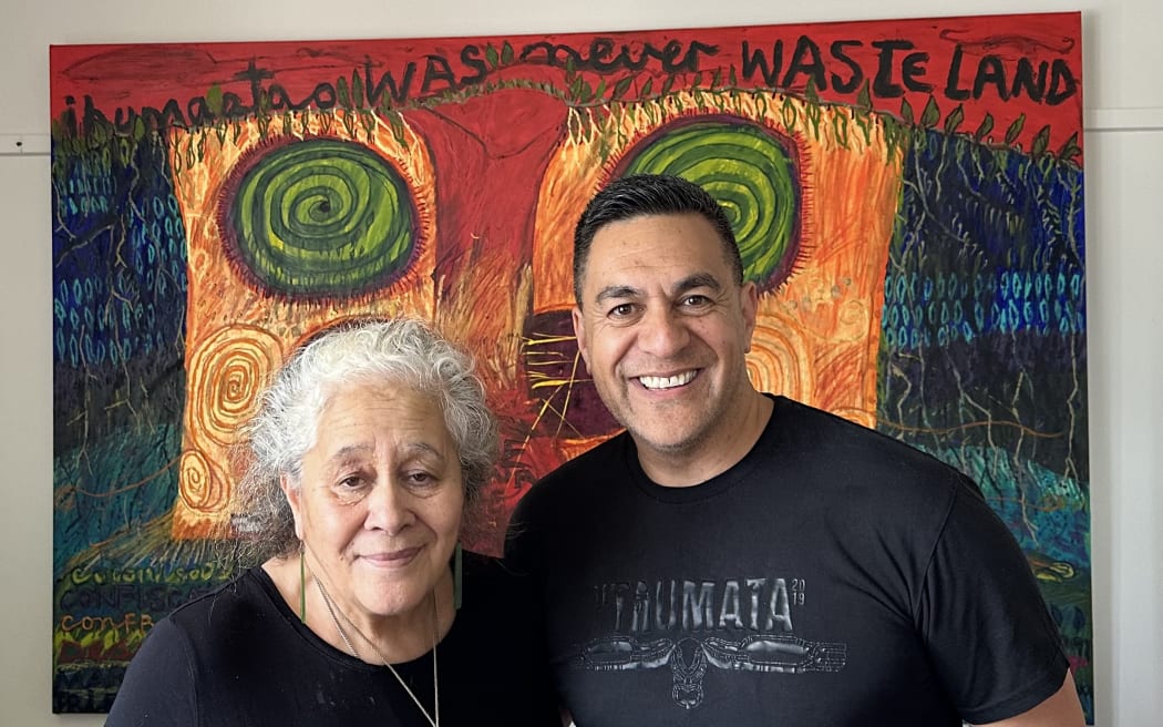 Emily Karaka and Julian Wilcox