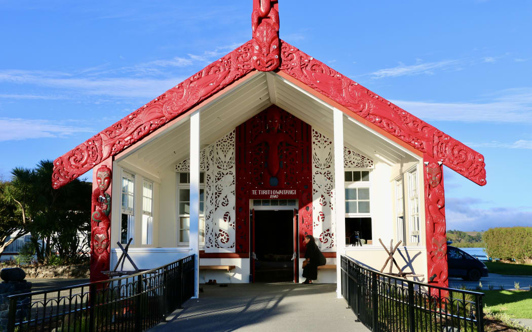 The iconic Te Tiriti o Waitangi Marae - commonly known as Te Tii.
