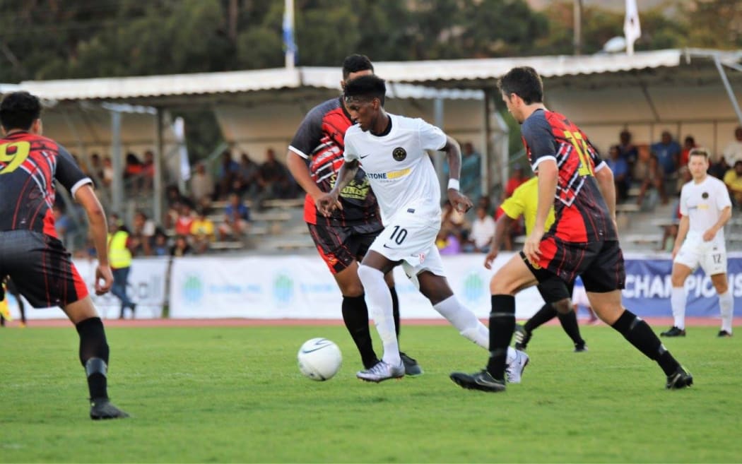 Nathanael Hailemariam scored twice for Team Wellington.
