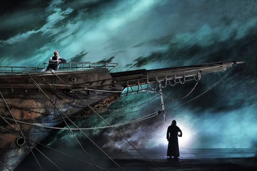 A scene from The Flying Dutchman at The Met