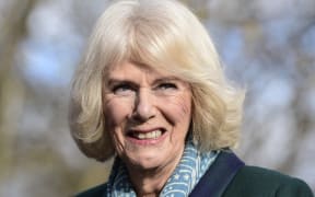 Britain's Camilla, Duchess of Cornwall during a visit to Battersea Brand Hatch Centre on February 2, 2022 in Ash as part of a visit in Kent.