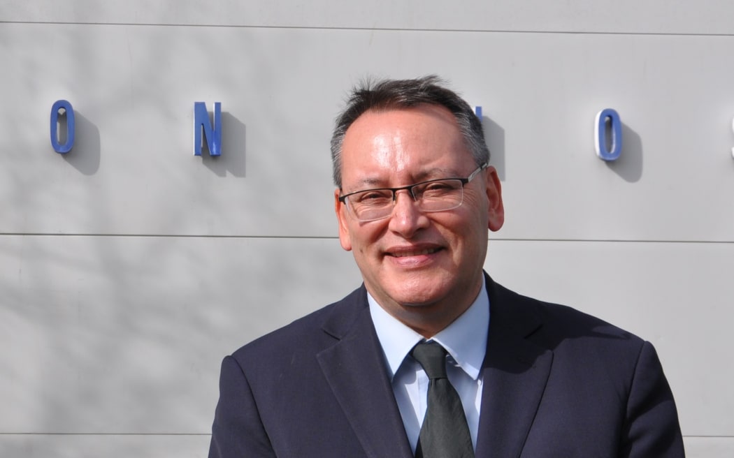Health Minister Dr Shane Reti outside Nelson Hospital.