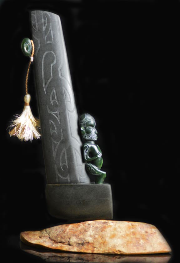Pounamu from Rakai Jade, Rotorua.