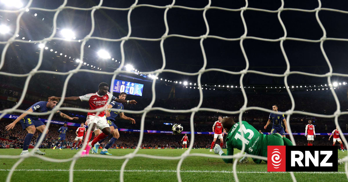Saka sends Arsenal past Atletico into Champions League final | RNZ