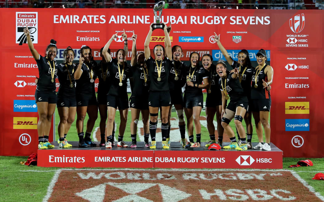 Black Ferns Sevens win in Dubai 2018.