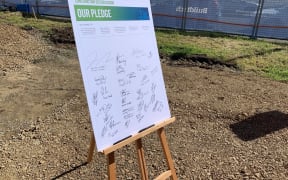 The signed pledge.