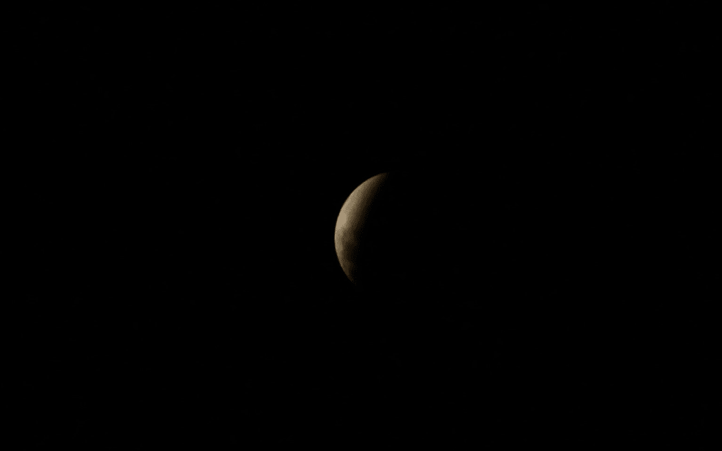 The lunar eclipse (blood moon).