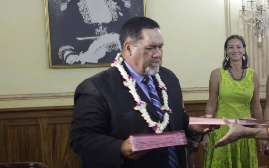 Cyril Tetuanui, mayor of Tumaraa in French Polynesia