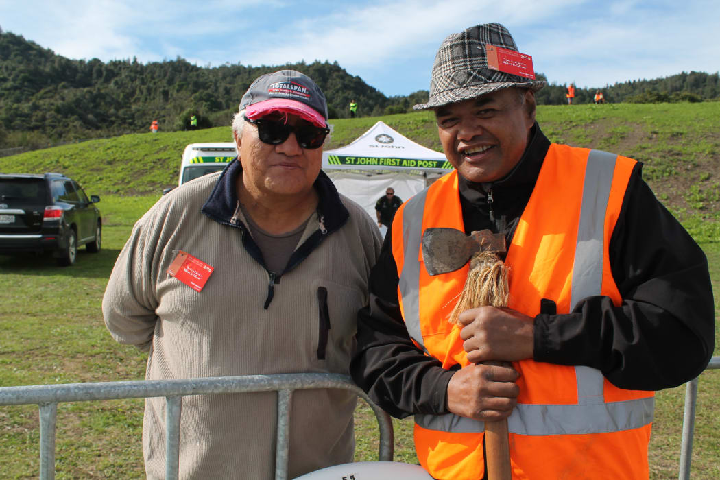 Rutene Hohua and Te Maakarini Temara