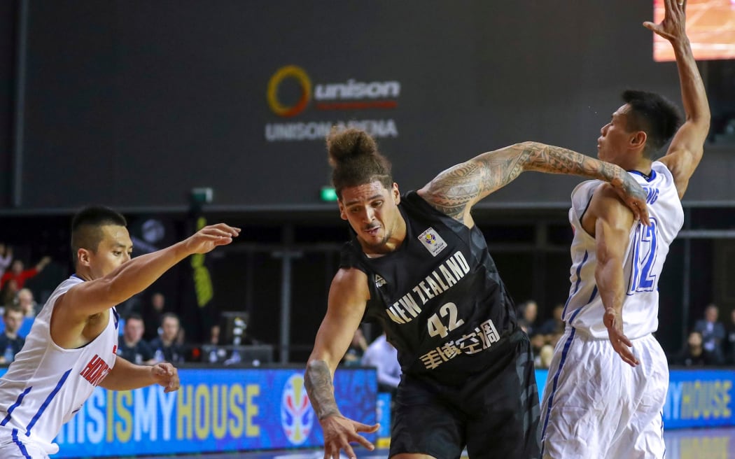 New Zealand's Isaac Fotu. Tall Blacks v Hong Kong, International Basketball, Energy Events Centre, Rotorua, New Zealand. Thursday, 28 June, 2018.