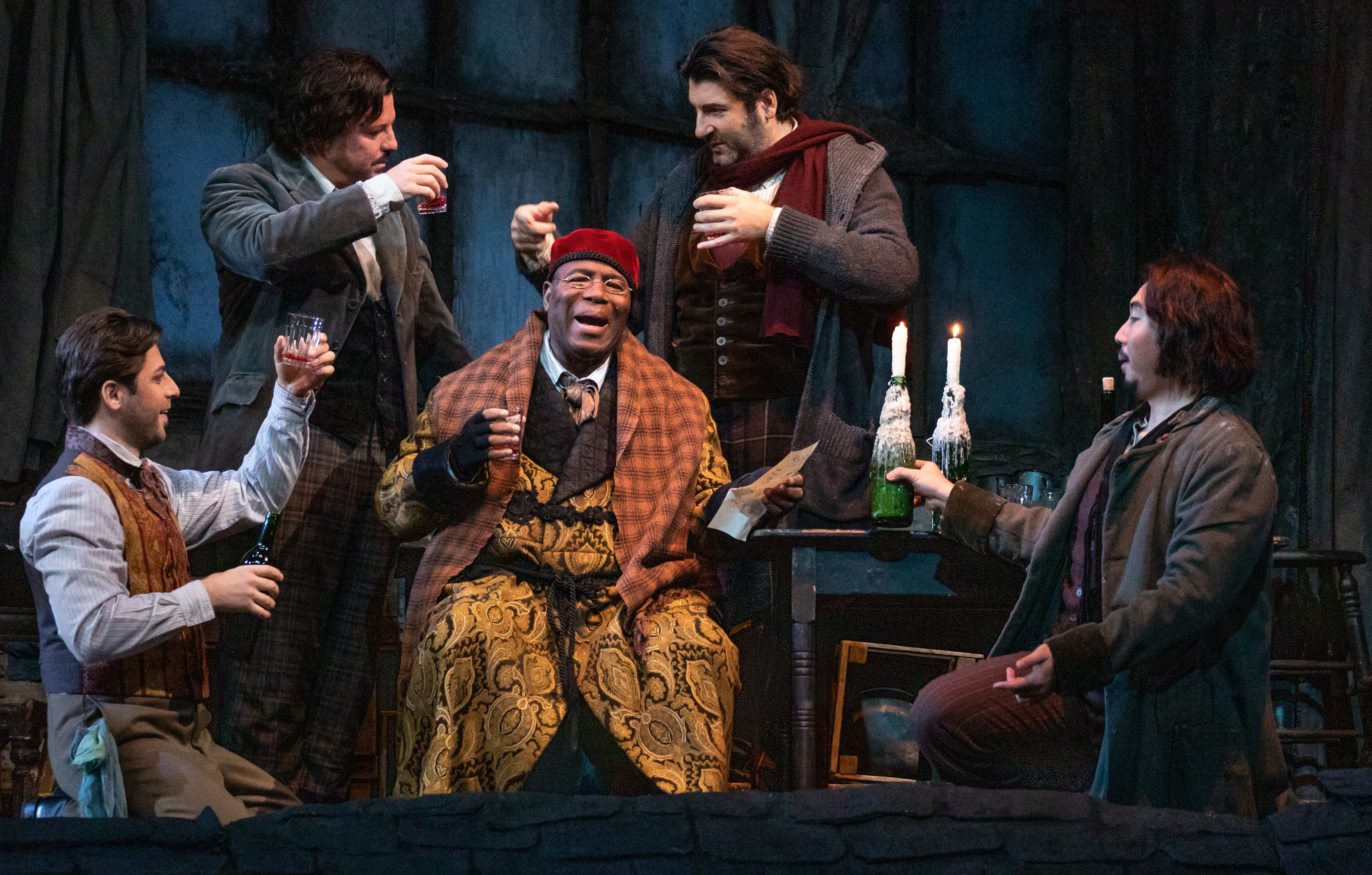 A scene from La Bohème at The Met