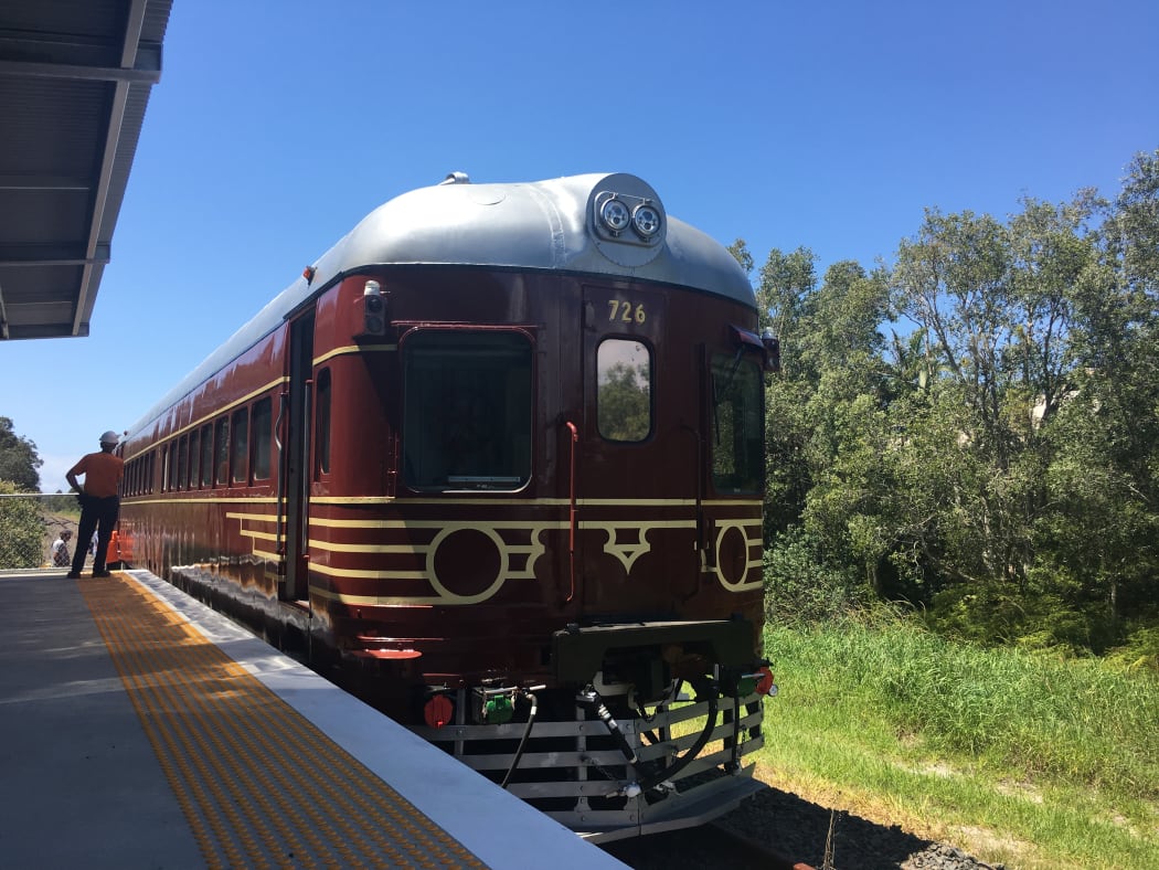 The new solar powered railmotors delivered on 3/11/17 for use on a restored section of the Murwillumbah Branch in Byron Bay, NSW Australia. Photo by Wayne Brown
