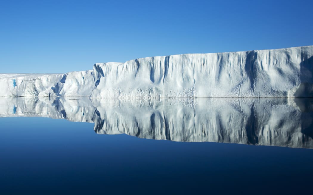 Ice cliff near Mawson.