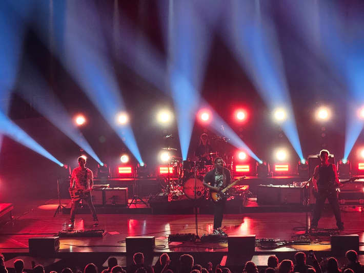 Bloc Party perform in Christchurch, August 2025.