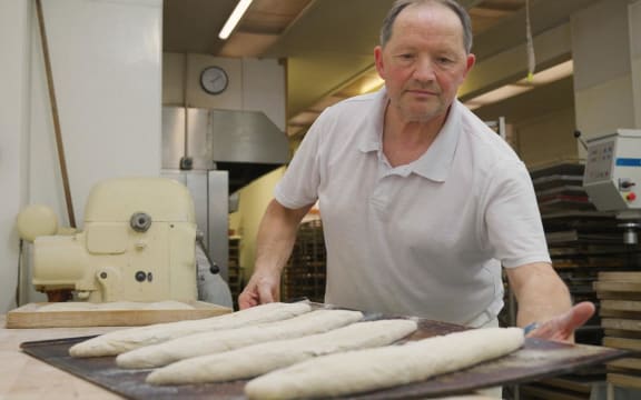 Meinolf Kraeling owner of Diehl's Bakery.