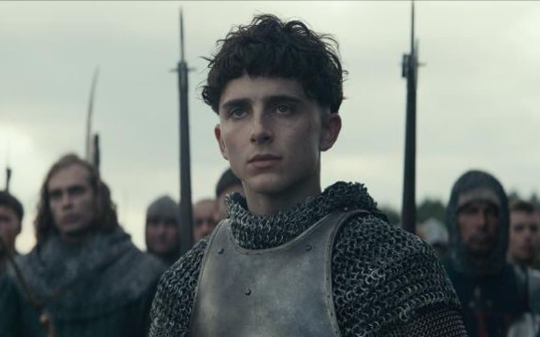 Timothée Chalamet in The King