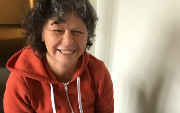 Wellington artist Sallie Culy with her book Hello To Everybody.