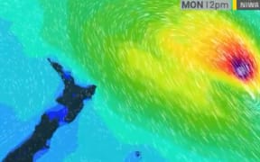 Cyclone Tino has been downgraded and much of the front will miss New Zealand.