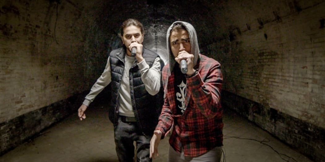 Syria's Refugees of Rap, two of the many performers featured in No Man's Land by John Psathas
